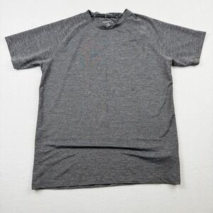 Kenneth Cole Active Men's Medium Gray Performance T-Shirt UPF 50 Moisture Wickin